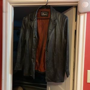 Black Leather Jacket Vintage